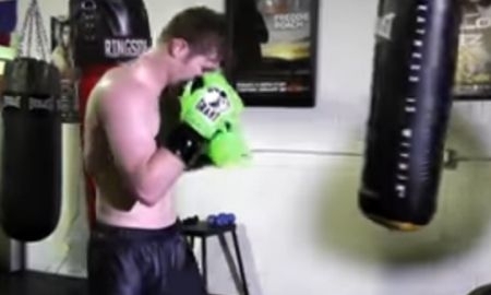 Видео с подготовки Альвареса к бою с Головкиным