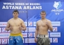 Фото с церемонии взвешивания матча плей-офф WSB «Astana Arlans» — «Patriot Boxing Team»
