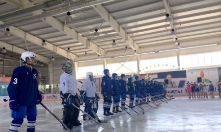 В Актобе открыли хоккейный модуль