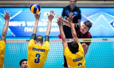 Сборная Казахстана уступила Германии на старте Мировой Лиги-2017