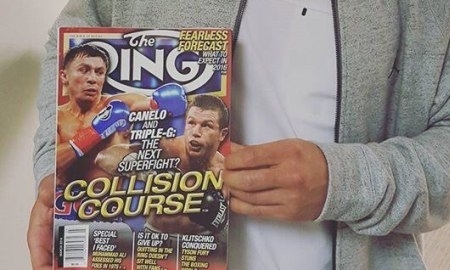 Головкин попал на обложку журнала The Ring