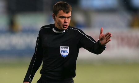 Судьей матча Казахстан — Дания будет сын Николая Левникова