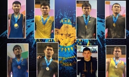 Cостав сборной Казахстана по греко-римской борьбе на юниорский чемпионат Азии