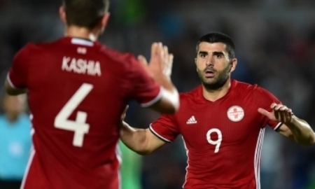Гол Двалишвили помог сборной Грузии разгромить Сент-Китс и Невис