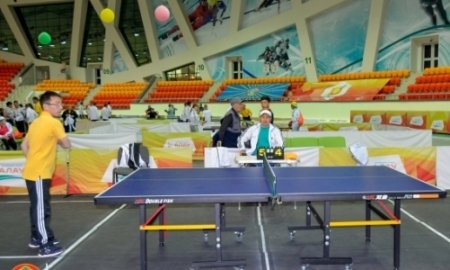 Республиканский турнир по настольному теннису для особенных детей прошел в Астане