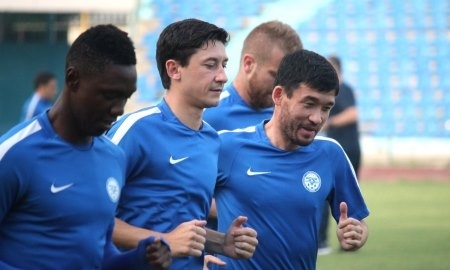 «Иртыш» провел предматчевую тренировку в Таразе