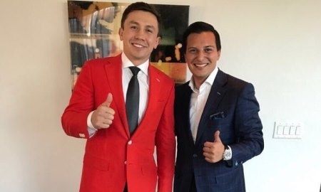 Головкин прибыл на пресс-конференцию в Лос-Анджелесе