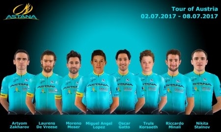 «Астана» назвала состав на «Тур Австрии»