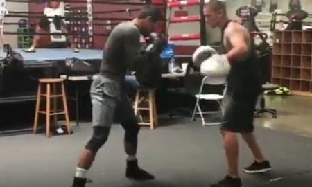 Видео с тренировки Нурсултанова