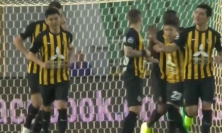 Видео гола Гоу матча Премьер-Лиги «Кайрат» — «Шахтер»