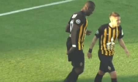 Видео второго гола Гоу матча Премьер-Лиги «Кайрат» — «Шахтер»