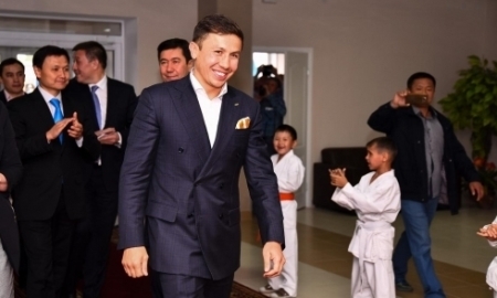 Фоторепортаж с открытия Головкиным ФОКа в Караганде