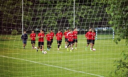 Фоторепортаж с тренировки «Актобе» в Москве