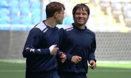 Фоторепортаж с тренировки «Окжетпеса» в Астане