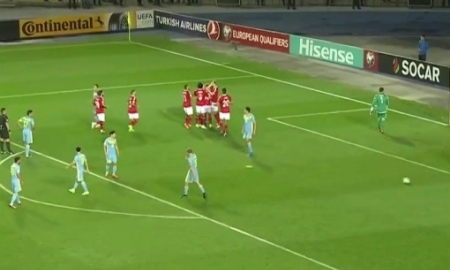 Видео гола Эриксена матча отбора на чемпионат мира-2018 Казахстан — Дания