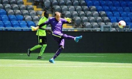 Фоторепортаж с товарищеского матча «Окжетпес» — «Кызыл-Жар СК» 4:0.