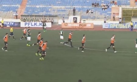 Видео гола Станоевича матча Премьер-Лиги «Шахтер» — «Атырау»