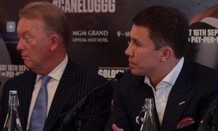 Видео пресс-конференции боя Головкин — Альварес в Лондоне