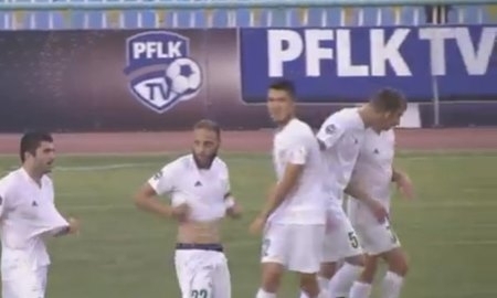 Видео гола Двалишвили матча Кубка Казахстана «Атырау» — «Шахтер»