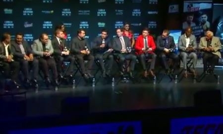 Видео пресс-конференции боя Головкин — Альварес в Лос-Анджелесе