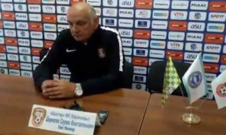 Видео послематчевой пресс-конференции Ширмялиса игры Премьер-Лиги «Тобол» — «Шахтер» 1:2