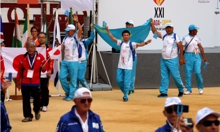 Спортсмены подняли флаг Казахстана на XXI Всемирных трансплант-играх в Испании