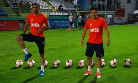 Фоторепортаж с предыгровой тренировки «Ордабасы» в Широки Бриеге