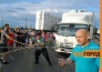 Атырауский силач перетянул пятитонный грузовик за 16 секунд