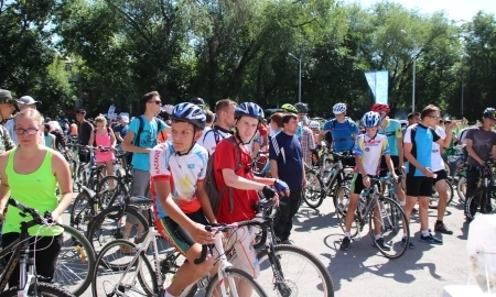 В честь Дня столицы в Алматы состоялся очередной велопробег