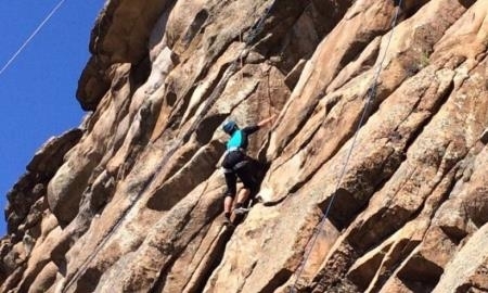 В честь ЭКСПО юные скалолазы состязались в горах Баянаула