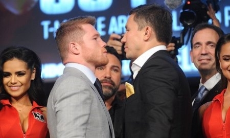 НВО представил видеосюжет с пресс-конференции боя Головкин — Альварес в Нью-Йорке