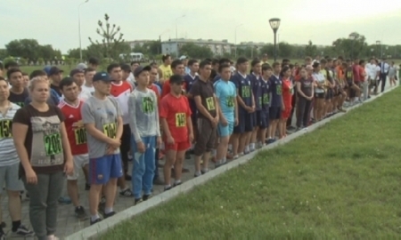 Марафон в честь Дня столицы прошел в Талдыкоргане