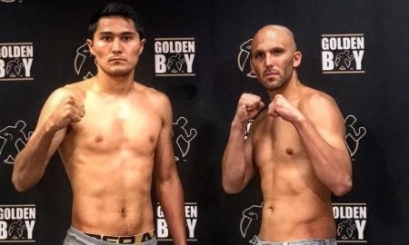 Нурсултанов прошел взвешивание перед боем в США