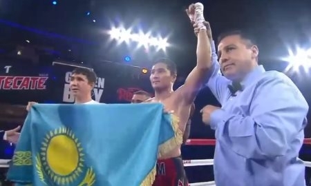 Нурсултанов одержал третью победу на профи-ринге
