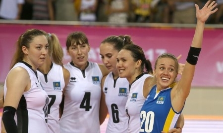 Казахстанские волейболистки обыграли хорваток на мировом Гран-при в Алматы