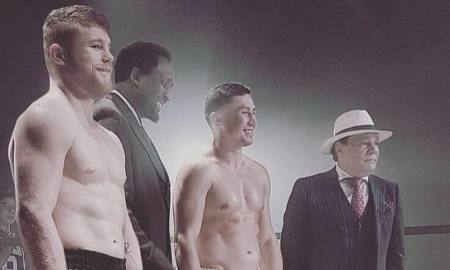 Легенды бокса приняли участие в промо-съемке Головкина и «Канело»