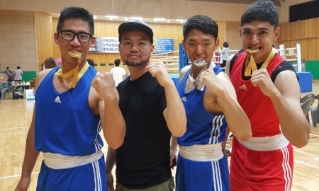 Казахстанец завоевал «золото» на турнире боксеров-любителей в Южной Корее