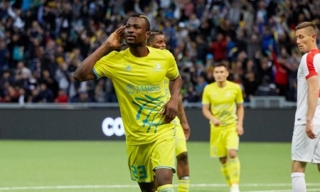 Болельщики «Астаны» признали Твумаси лучшим игроком матча против «Спартака»