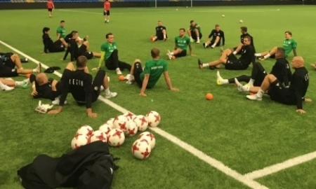 «Легия» проводит последнюю тренировку перед матчем с «Астаной»