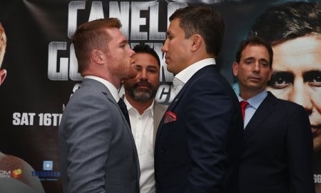 <strong>Головкин будет защищать все свои титулы в бою с Альваресом</strong>