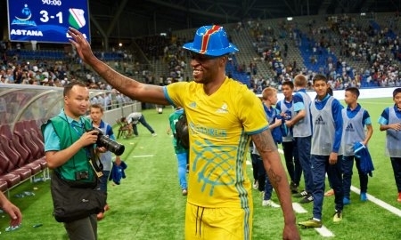 Болельщики «Астаны» признали Кабанангу лучшим игроком матча против «Легии»