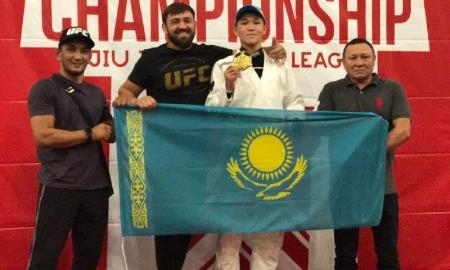 Казахстанский джитсер завоевал золото на Jiu-Jitsu world League