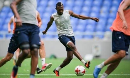 Фоторепортаж с тренировки «Астаны» перед матчем с «Кайсаром»