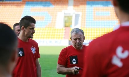 Фоторепортаж с тренировки «Актобе» перед игрой с «Окжетпесом»