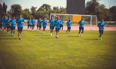 Фоторепортаж с утренней тренировки «Жетысу»