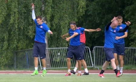 Фоторепортаж с предыгровой тренировки «Спартака»