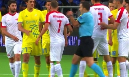 Видеосюжет о матче Лиги Чемпионов «Астана» — «Спартак» 1:1