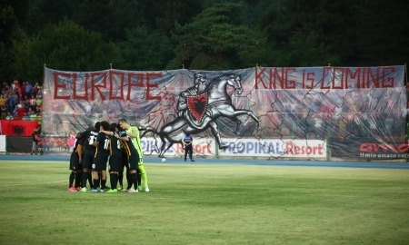Фоторепортаж с матча Лиги Европы «Скендербеу» — «Кайрат» 2:0