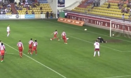 Видео гола Обрадовича матча Премьер-Лиги «Актобе» — «Кайсар»