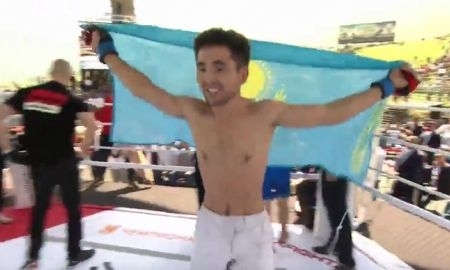 Видео жесткого нокаута казахстанцем россиянина на турнире M-1 Challenge 81 